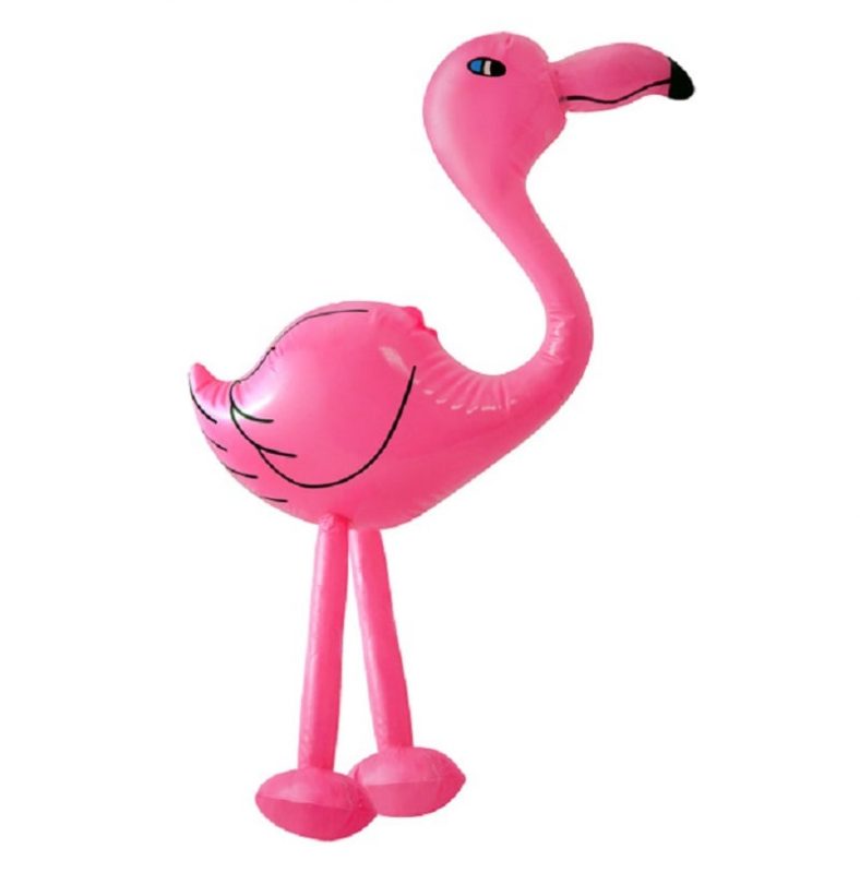 Inflatable Pink Flamingo - 64cm | Wholesale Inflatable Zoo Animals | Bulk